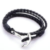 Image of Leather Anchor Bracelet