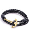 Image of Leather Anchor Bracelet