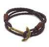 Image of Leather Anchor Bracelet