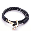 Image of Leather Anchor Bracelet