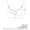 Image of CHEMISTRY MOLECULE PENDANT