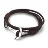 Image of Leather Anchor Bracelet