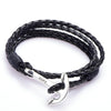 Image of Leather Anchor Bracelet