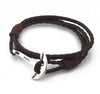 Image of Leather Anchor Bracelet