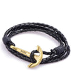 Image of Leather Anchor Bracelet