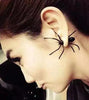 Image of 1 PC Punk Black Spider Earrings