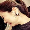 Image of 1 PC Punk Black Spider Earrings