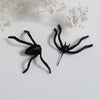 Image of 1 PC Punk Black Spider Earrings