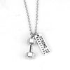 Image of FITNESS/BODYBUILDING PENDANT MEN WOMEN SPORT KETTLEBELL BARBELL DUMBBELL