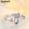 Image of Cute Animal Cat Ring for Women/Girls