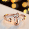Image of Cute Animal Cat Ring for Women/Girls