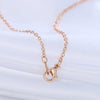 Image of Necklace Lucky Number 8 Pendan