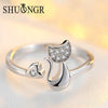 Image of Cute Animal Cat Ring for Women/Girls