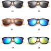 Image of Bamboo Wooden Mirror Sunglasses