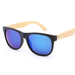 Bamboo Wooden Mirror Sunglasses