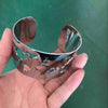 Image of World Map Travel Cuff Bracelet Stainless Steel