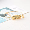 Image of SEMICOLON BANGLE